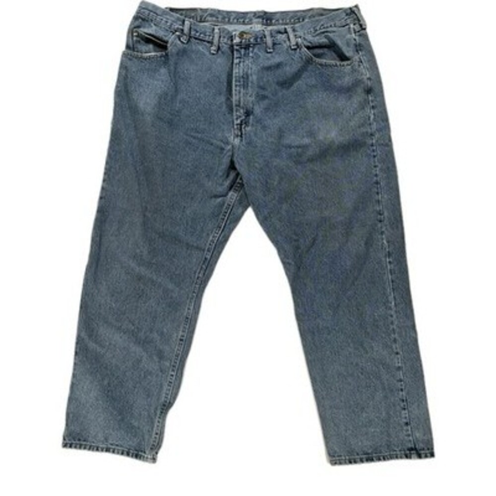Wrangler Relaxed Fit Denim Pants 44x30 Cotton Workwear Western Vintage Style